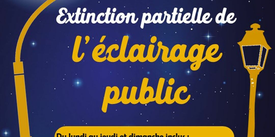 Extinction partielle de l’éclairage public