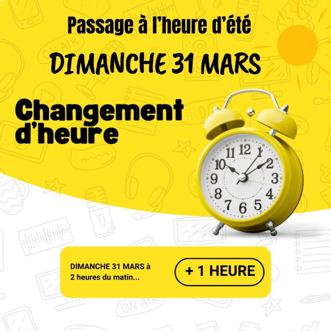 Passage à l'heure d'été