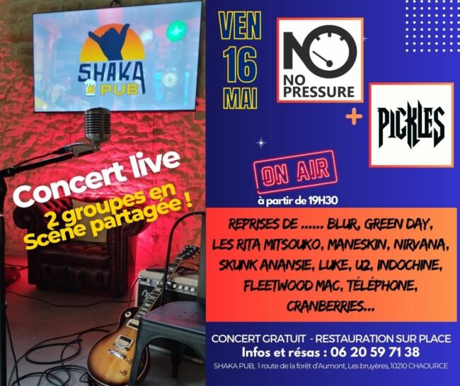 Concert Live No Pressure + Pickles