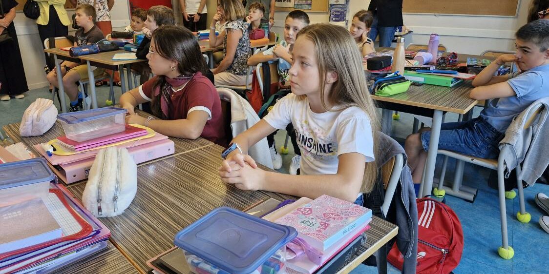 À Chaource, les CM2 ont fait leur rentrée, pas à l’école mais au collège